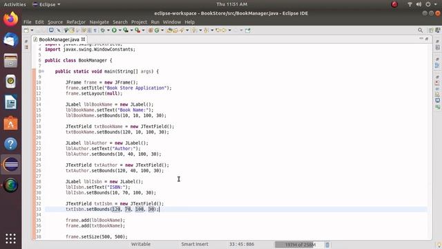 Java & J2EE: Tutorial 2 - Java Swing - Adding Swing Components to a JFrame смотреть онлайн