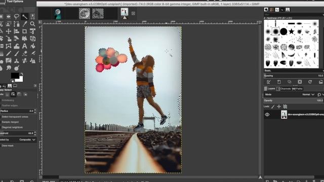 Gimp Speedart -- Silhouetted Surreal Photo Manipulation смотреть онлайн