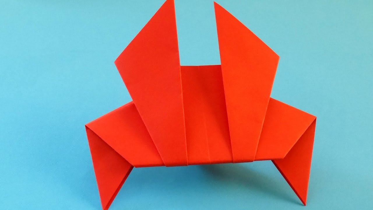 Оригами краб как сделать из бумаги краба - оригами для начинающих смотреть онлайн