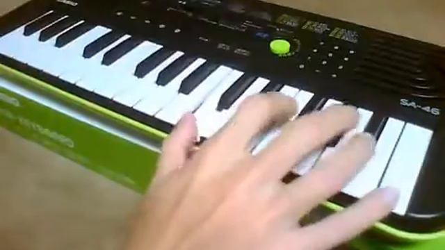 Синтезатор Casio SA-46 смотреть онлайн