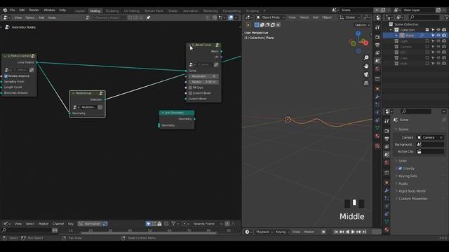 [Outdated][Tut] Rope Animation - Blender Geometry Nodes 3.0 Field; Nodevember 2021 смотреть онлайн