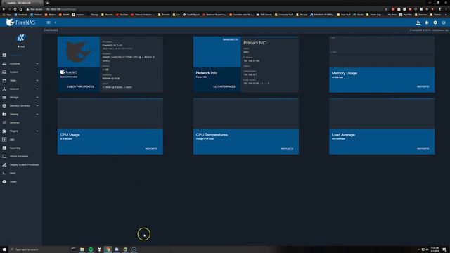 FreeNAS 11.2 | Installing And Configuring A Windows File Share/Server