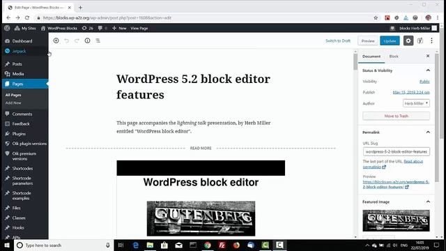 WordPress Block Editor - an introduction смотреть онлайн