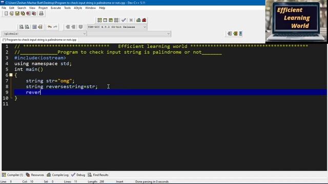 Check input string and char array is Palindrome or not смотреть онлайн