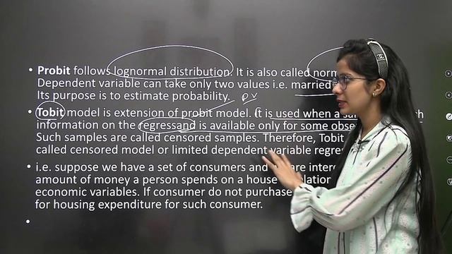 Logit Probit And Tobit Model | Ugc Net Economics Econometrics By Simranjit Kaur Mam смотреть онлайн