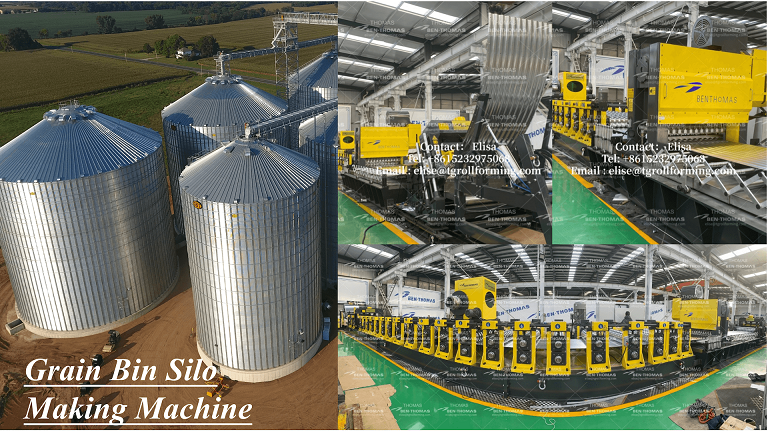 ( Automatic line for grain silo ): Silo sheet machine 【 grain storage bin machine 】 смотреть онлайн