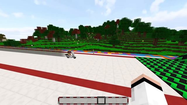 МЫ ПРОЕХАЛИ САМЫЙ ОПАСНЫЙ ТРАМПЛИН НАД ЛАВОЙ В МАЙНКРАФТ Minecraft смотреть онлайн