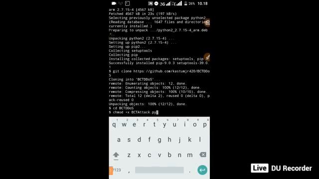 DDoS Via Termux By Mr.Zeth смотреть онлайн