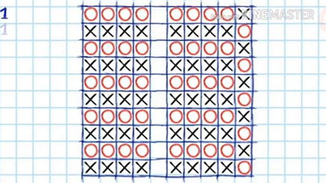 пытаюсь заполнить поле 10*10 крестиками и ноликами смотреть онлайн