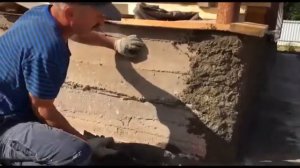 Штукатурка фундамента
