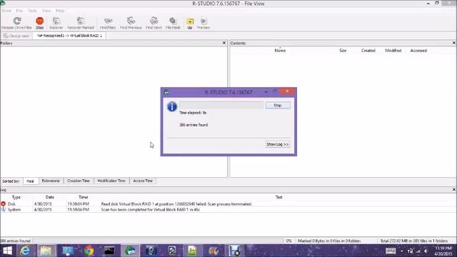 R Studio Linux RAID 5 Assembly
