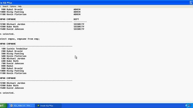 Oracle SQL for Beginners - Basic - 2a of 4 смотреть онлайн