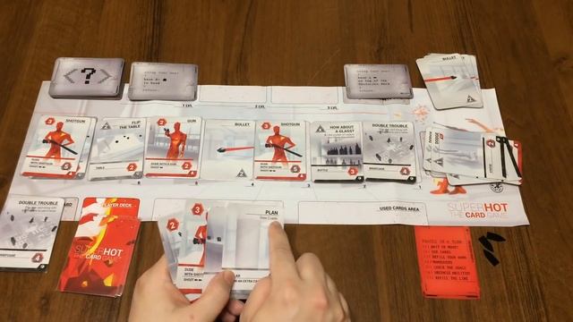 Играю в настольную игру SUPERHOT The Card Game смотреть онлайн