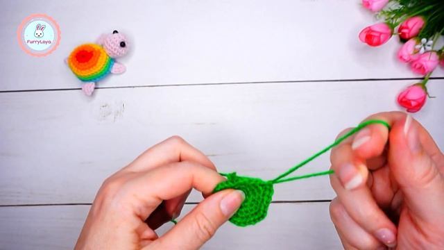 Черепаха - брелок крючком за 30 мин.Вязаные игрушки .Бесплатный мк .Crochet turtle .Keychain croche смотреть онлайн