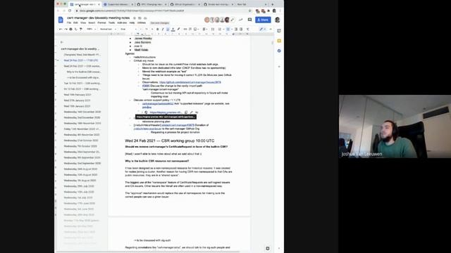 cert-manager: Developer Meeting 2021-02-24 смотреть онлайн