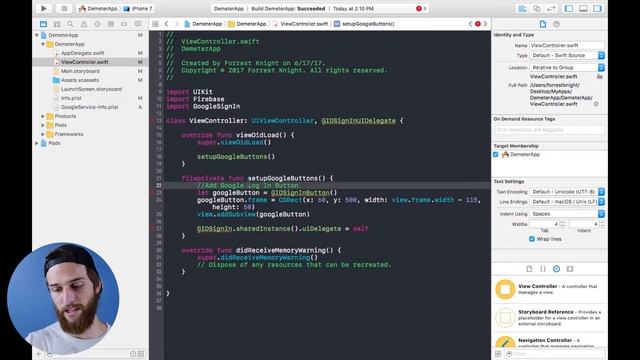 Get Started with Firebase & Google Login Authentication (iOS Swift) - iDev Journey² 2 смотреть онлайн