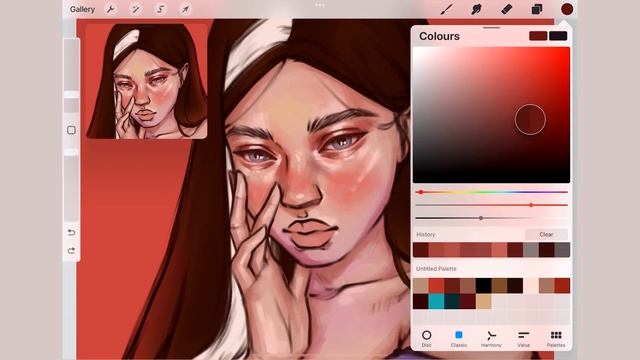 iPad DRAW WITH ME ✨ using Procreate's default brushes смотреть онлайн