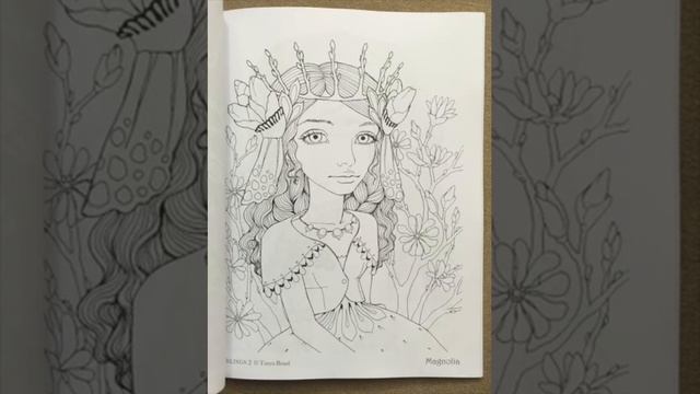 INKLINGS 2 colouring book by Tanya Bond flip through смотреть онлайн