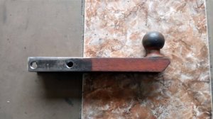 Самодельный съёмный фаркоп для минитрактора