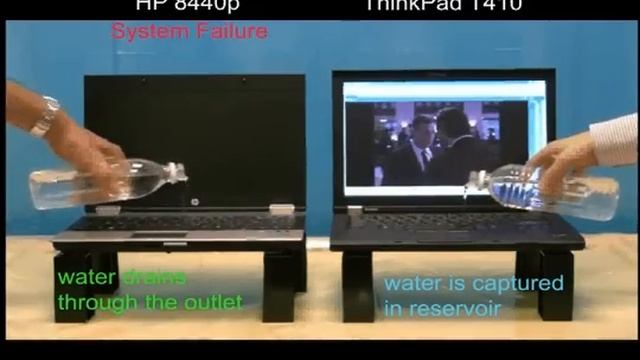 Lenovo ThinkPad Torture Test: The Water Spill