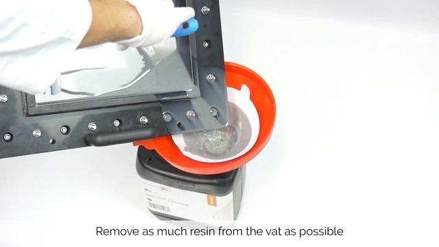 Cleaning and Emptying Liquid Crystal Pro 3D Printer Vat смотреть онлайн