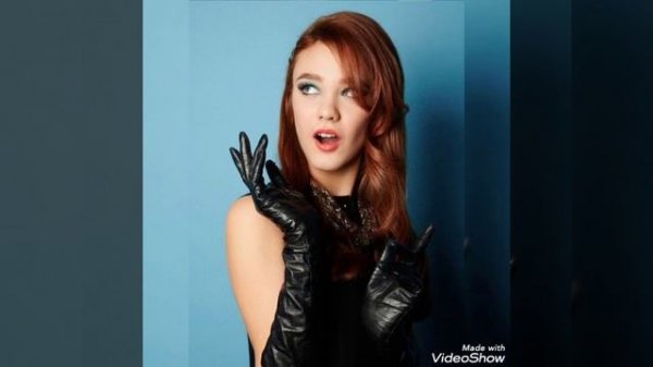 awesome and stylish latex & leather long gloves #leather gloves #winter collection