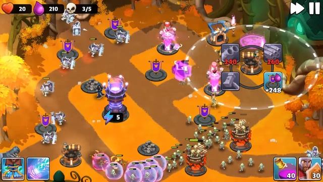 Castle Creeps TD - Chapter 13 Level 52-Castle Outskirts 3 Stars смотреть онлайн