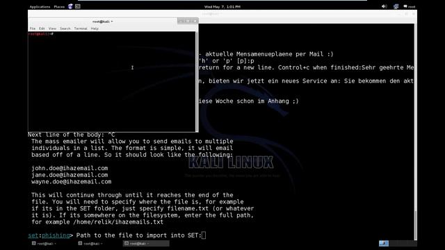 Social Engineering Toolkit - Mass Phishing Mails смотреть онлайн