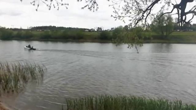 Лодочный электромотор на базе ВЕТЕРКА (испытания на воде) смотреть онлайн