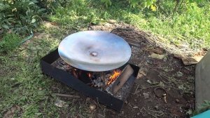 Садж из Диска Бороны. Обжиг. Первое блюдо.