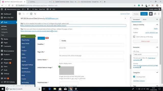 WordPress SEO Tutorials in Hindi | Part 3 | Structured data in WordPress смотреть онлайн