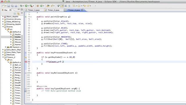 Java Applet: Animation with Timers 4 смотреть онлайн