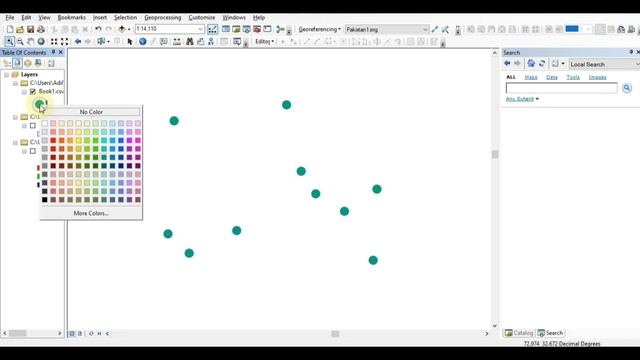 Adding XY Coordinates From Excel sheet to ArcMap/ArcGIS. смотреть онлайн