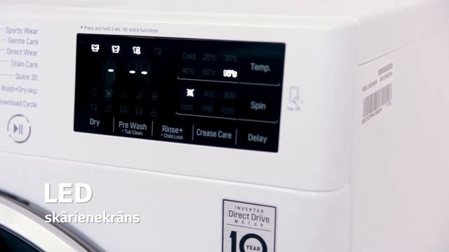 LG veļas mašīnas ar žāvētāju (apskats) смотреть онлайн