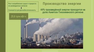 Тема 21. География энергетики мира