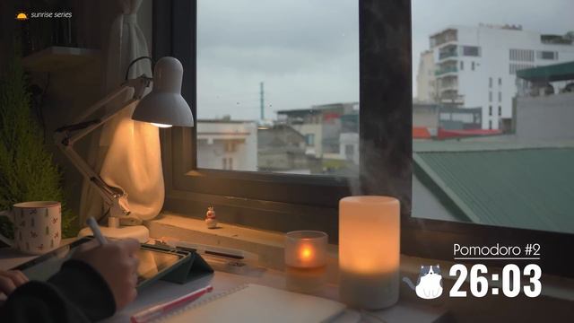 3-HOUR STUDY WITH ME | Calm Piano ️🎹 Rain sounds🌧️ | Pomodoro 50/10 | Rainy Day смотреть онлайн
