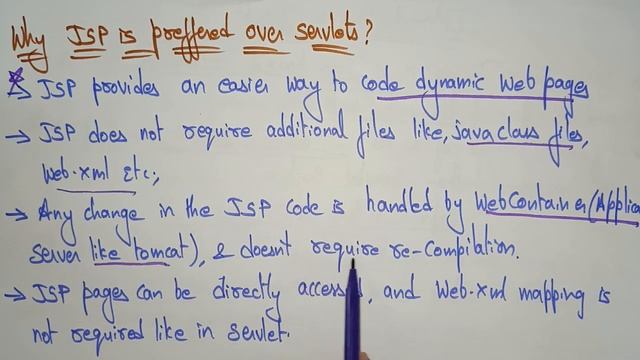 Java Server Pages (JSP) | Introduction | Web Technology | Lec-45 | Bhanu Priya смотреть онлайн