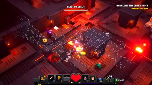 Minecraft Dungeons FIERY FORGE gameplay 7 смотреть онлайн