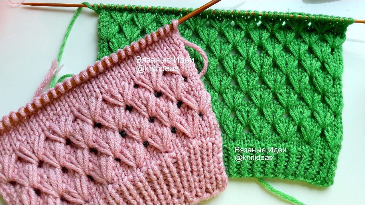 Шикарный узор для свитера, жилета, кардигана! смотреть онлайн