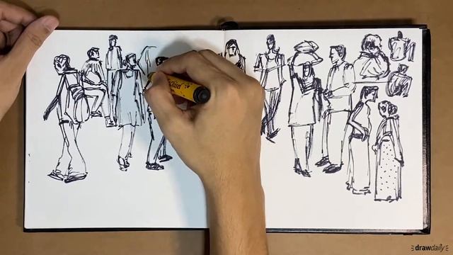 How to SKETCH human figures смотреть онлайн