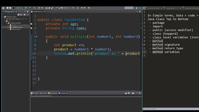 Java Class and Data смотреть онлайн