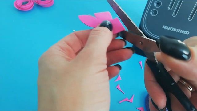 DIY| Резиночки из фоамирана|Роза гортензия из фоамирана |КАНЗАШИ |Мастер класс |Новинки канзаши 201 смотреть онлайн