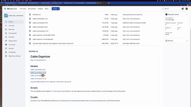 Save 3d STL models with Git смотреть онлайн