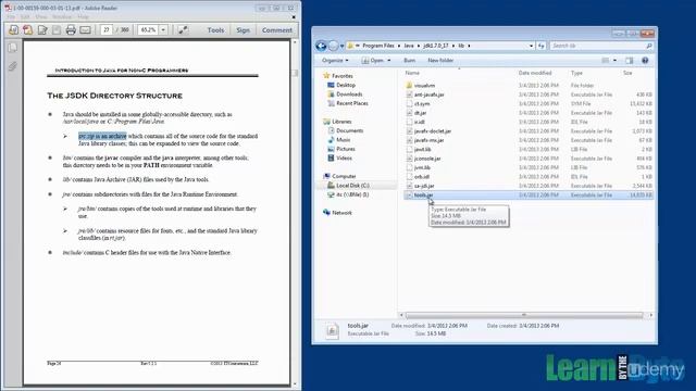 Introduction to Java for Programmers : The JSDK Directory Structure смотреть онлайн