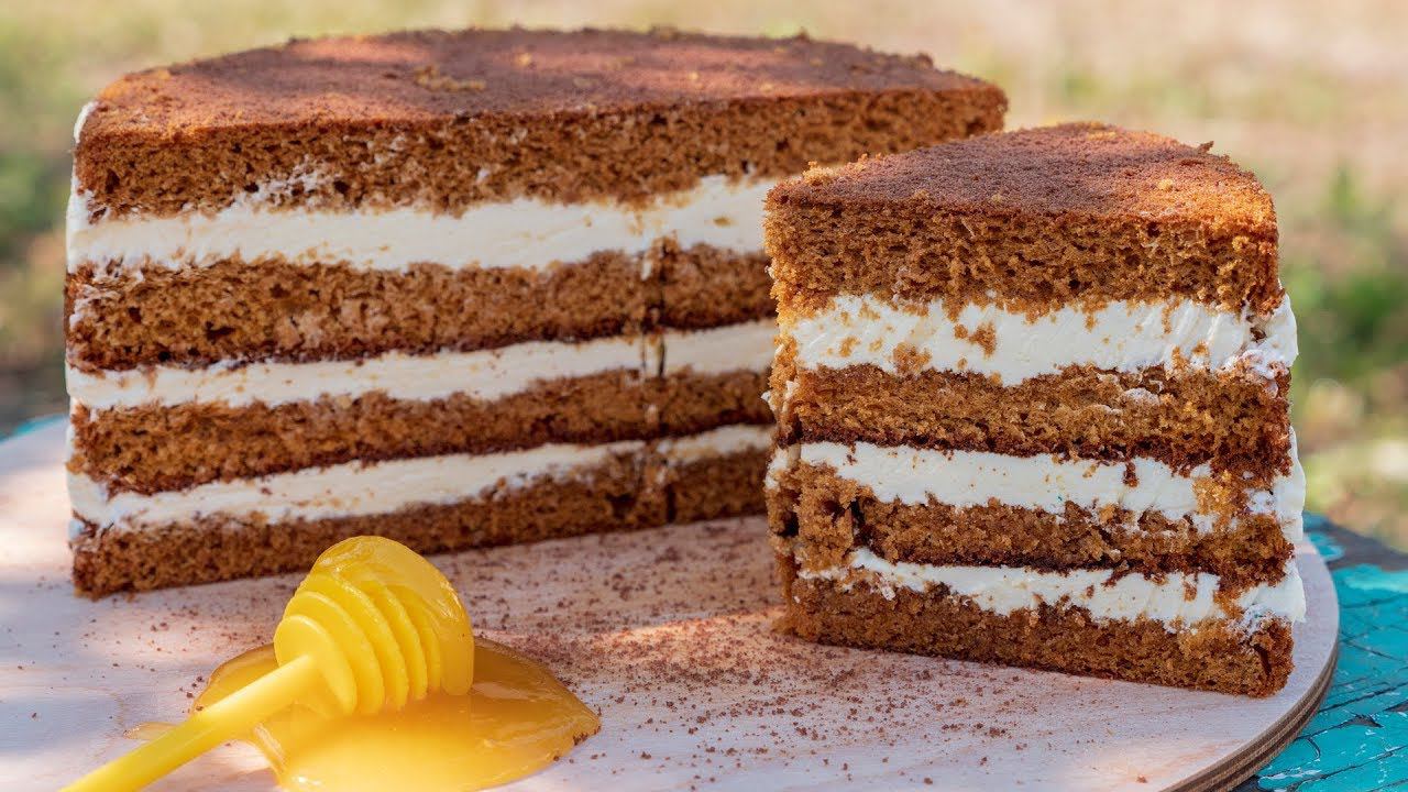 Медовый бисквит и заварной крем - Я - ТОРТодел! смотреть онлайн