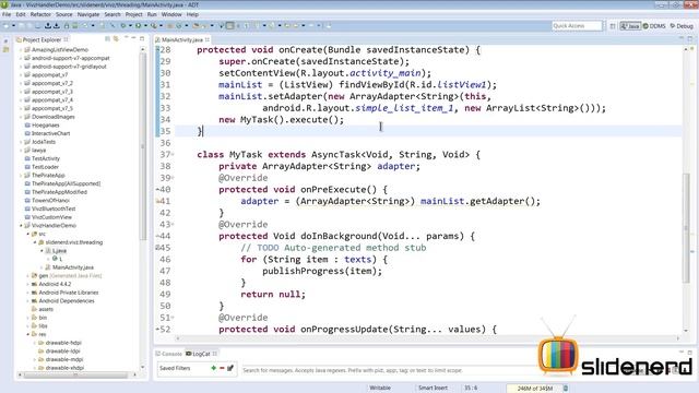 184 Android AsyncTask Example | смотреть онлайн