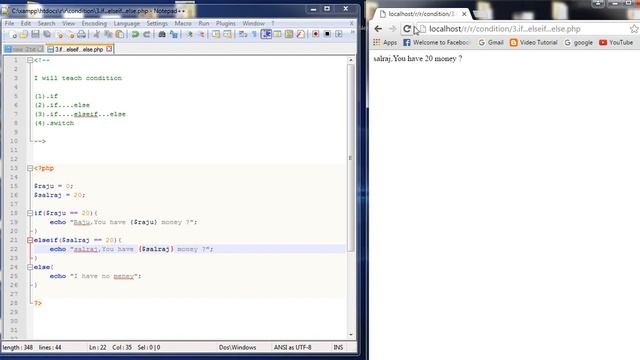 35. How to use php if elseif else condition смотреть онлайн