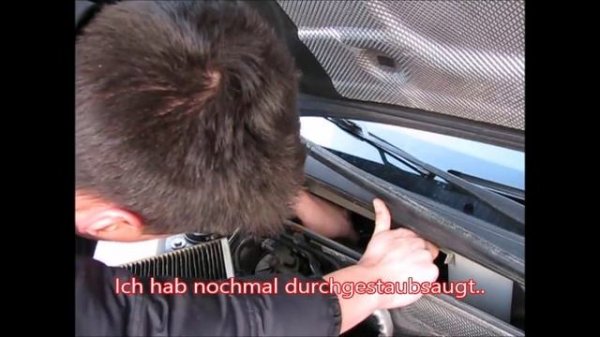 Innenraumfilterwechsel/Cabin Air filter change OPEL Vectra C/ Opel Signum