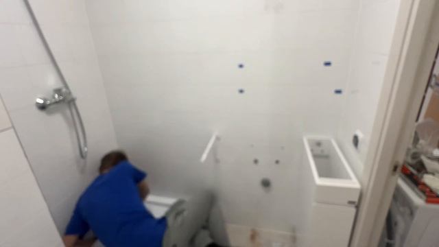 Установка створок на поддон от пика и раковины над стиральной машиной ???️???? смотреть онлайн