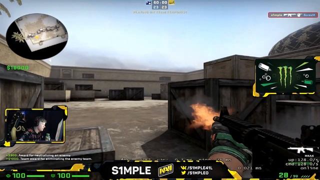 S1MPLE НЕ ОЖИДАЛ ТАКОГО ОТ СКРИМА! АИМКИ В CS:GO! смотреть онлайн